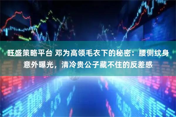 旺盛策略平台 邓为高领毛衣下的秘密：腰侧纹身意外曝光，清冷贵公子藏不住的反差感
